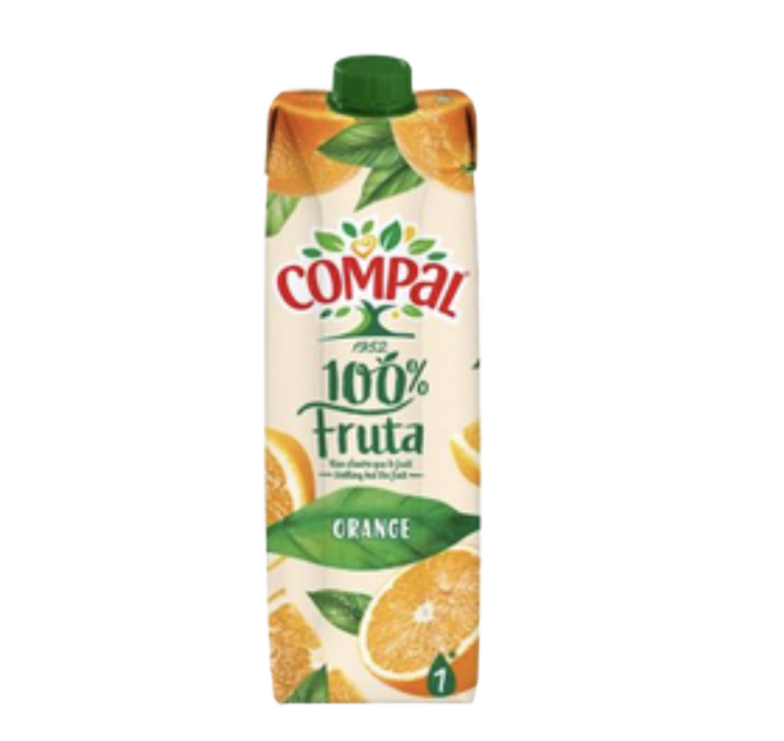 Compal 100% Fruita Laranja 1L