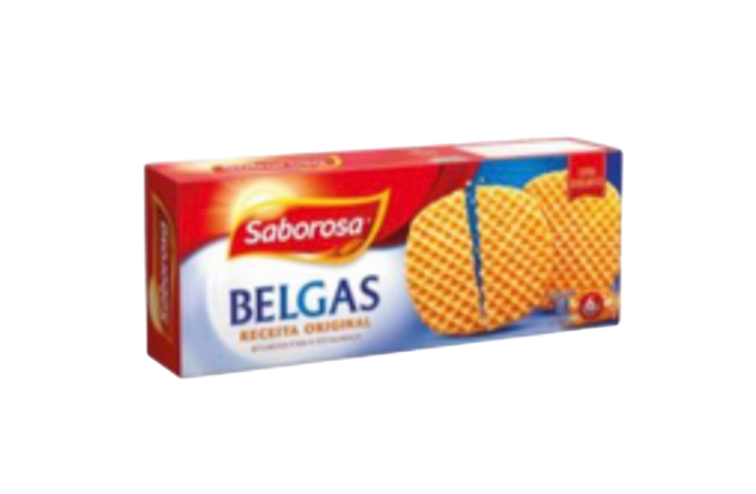 Saborosa Homemade style Belgas Biscuits (Bolacha Belga tipo Caseiro) 220g