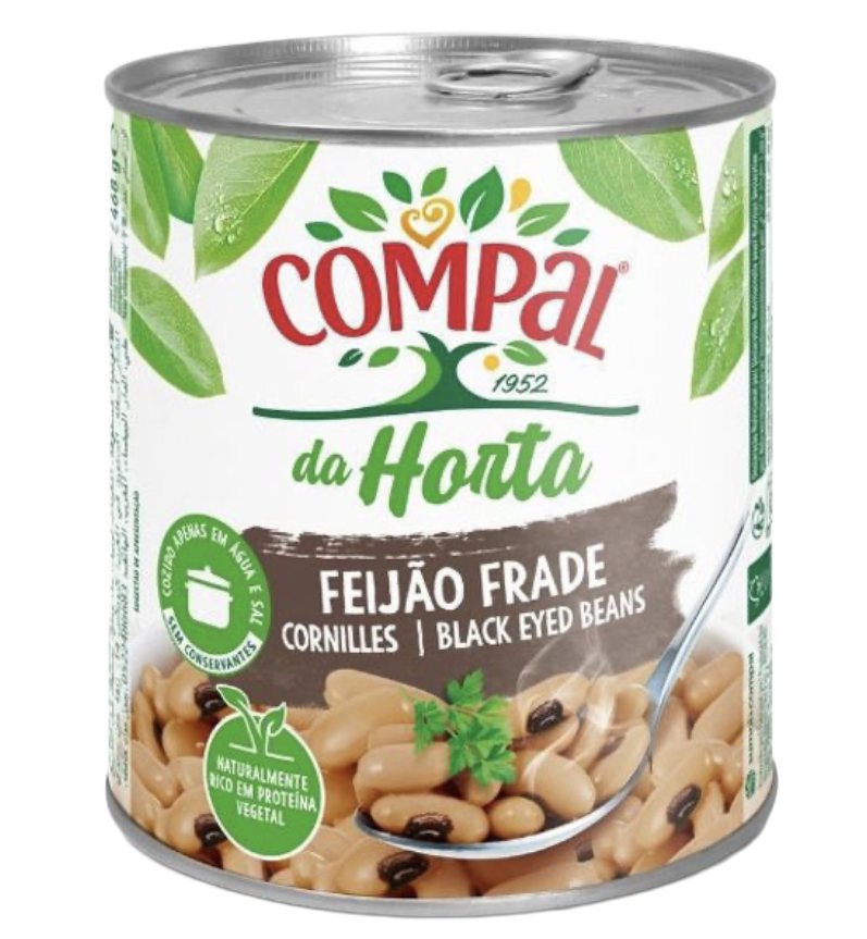 Compal Black Eyed Beans in Brine (Feijão Frade) 845g
