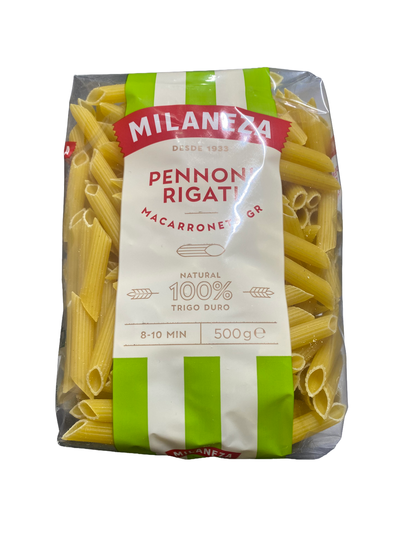 Milaneza Penne Rigate (Macarronete Riscado) 500g
