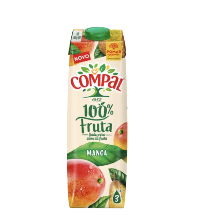 Compal 100% Fruta Manga 1L