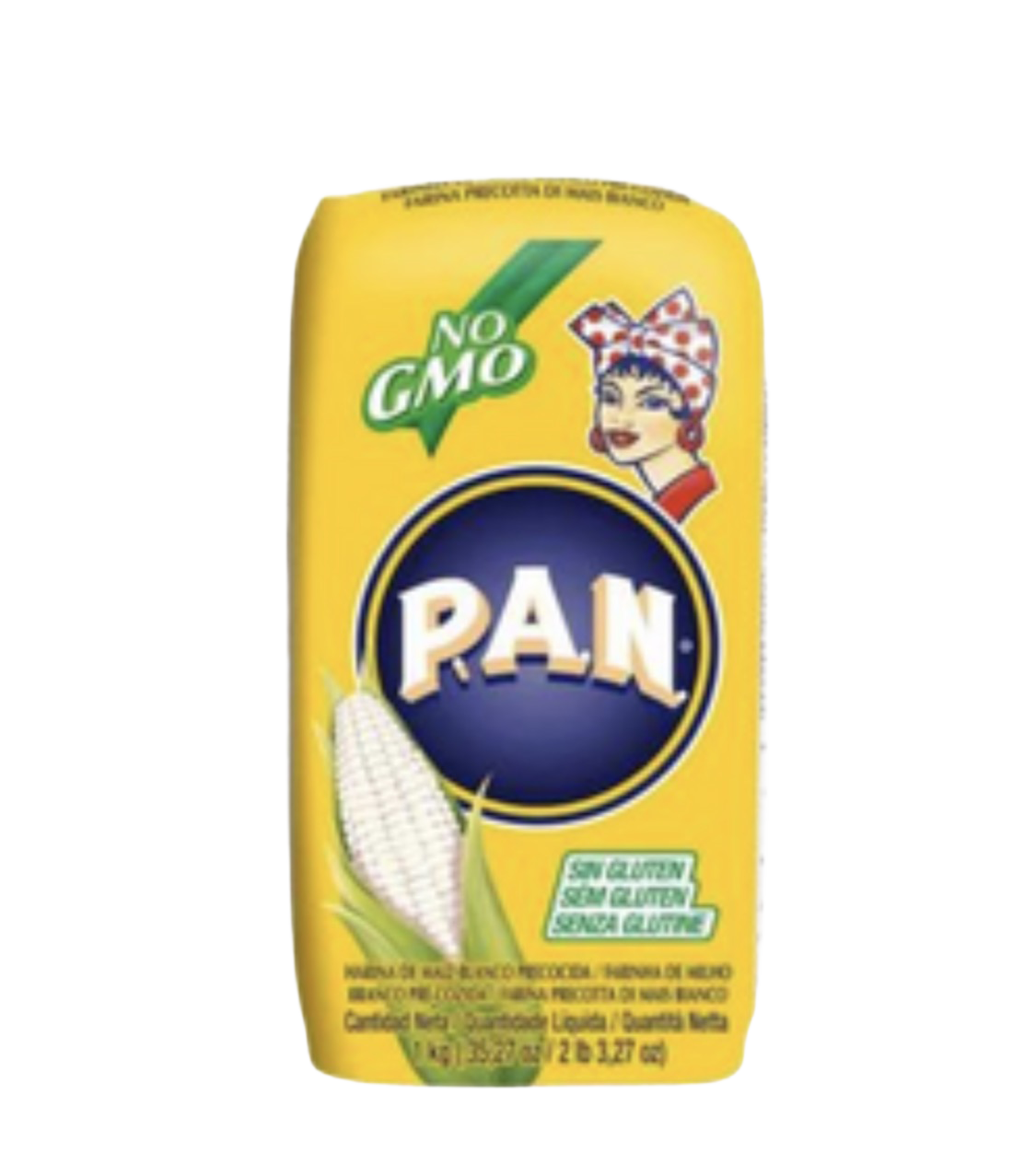 Farinha PAN White Corn Flour NoGMO (1KG)