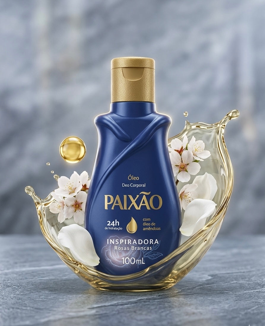 Paixão Inspiring White Roses Body Oil (100ml)