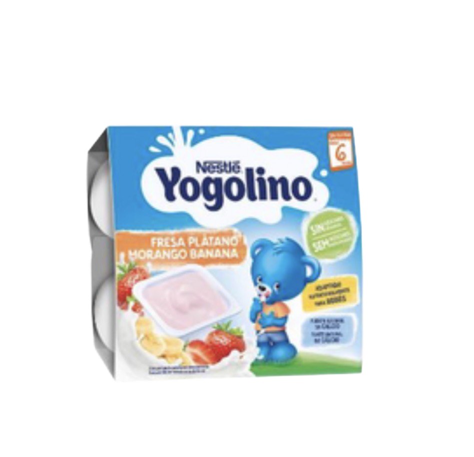 Yogolino Banana & Strawberry (4x100g)