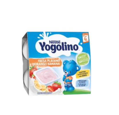 Yogolino Banana & Strawberry (4x100g)