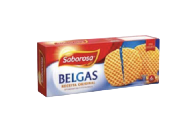 Saborosa Homemade style Belgas Biscuits (Bolacha Belga tipo Caseiro) 220g
