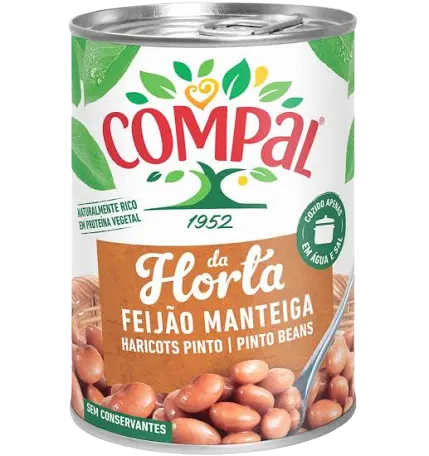 Compal Butter Beans (Feijao Manteiga) 410g