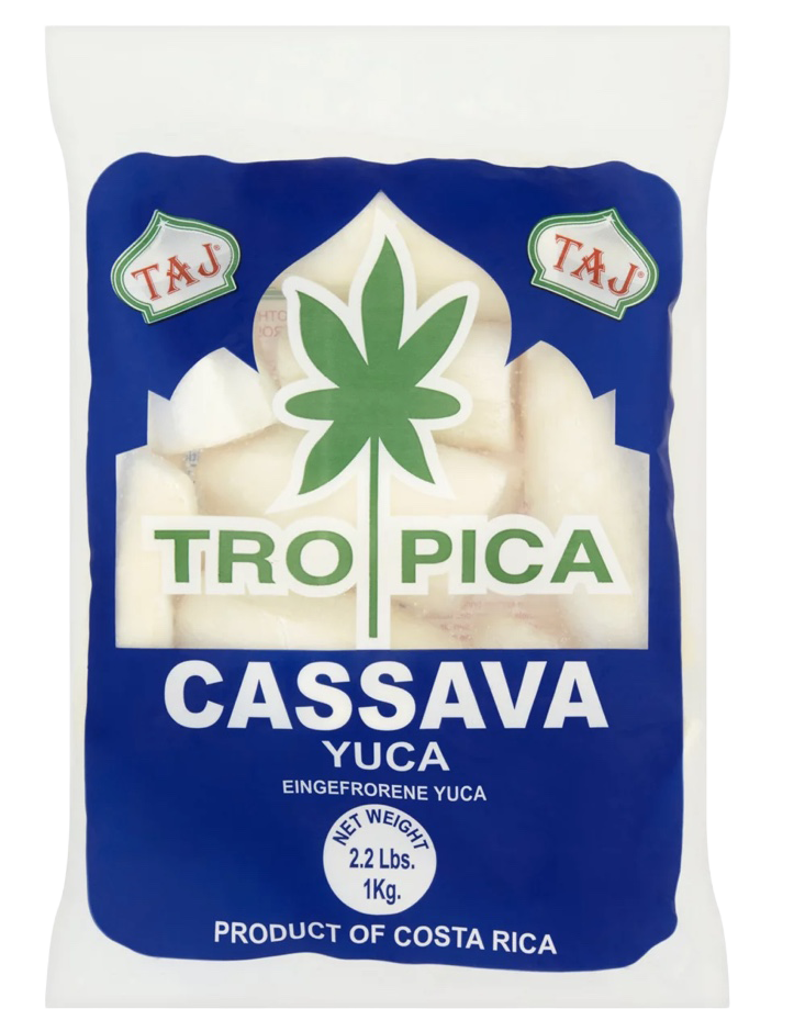 Taj Brand Tropical Cassava (Yuca) 1kg