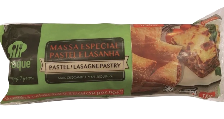 Massa de Pastel Rolo 1kg