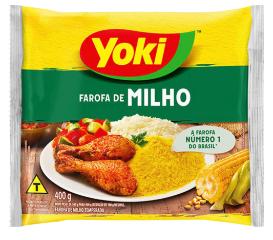 Yoki Seasoned Corn Flour (Farofa de Milho 400g)