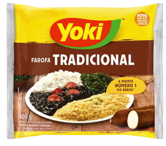 Yoki Seasoned Cassava Crumbs (Farofa Traditional 400g)