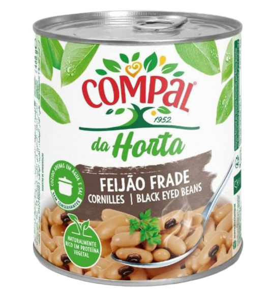 Compal Black Eyed Beans in Brine (Feijão Frade) 845g
