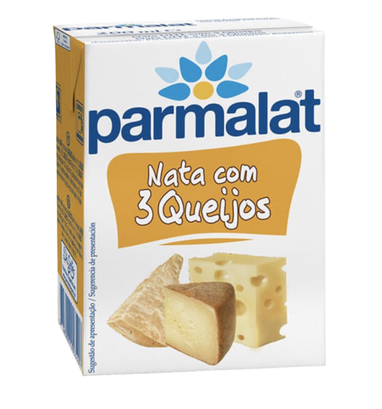 Parmalat UHT Cream with 3 Cheeses (Nata com 3 Queijos) 200ml