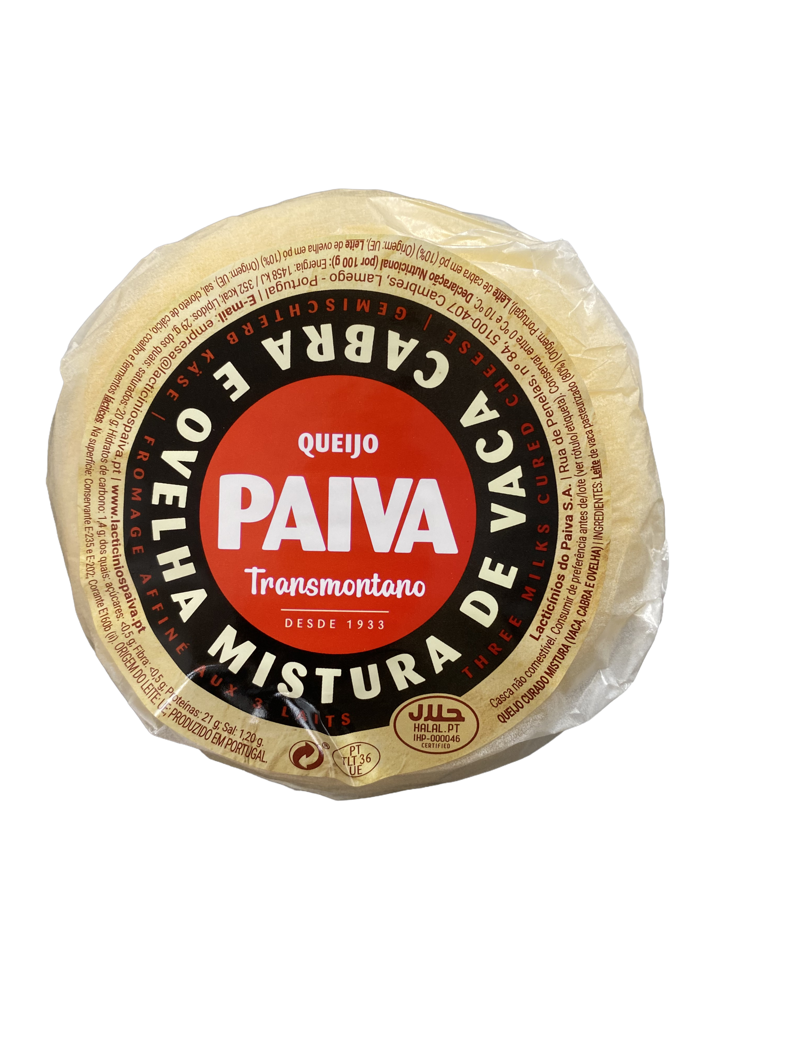 Paiva Amanteigado de Lamego (Soft Cow Cheese) 500g