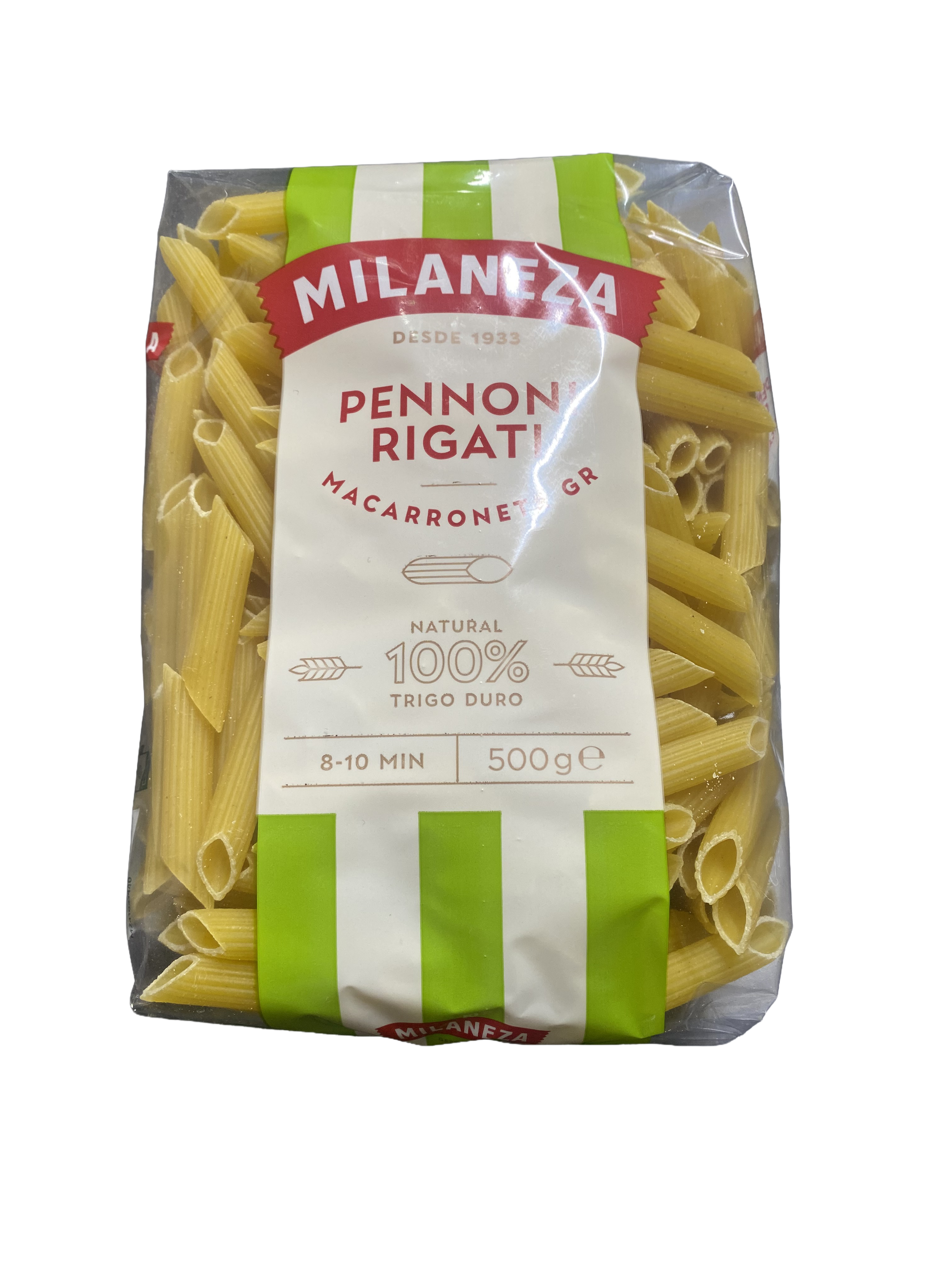 Milaneza Penne Rigate (Macarronete Riscado) 500g