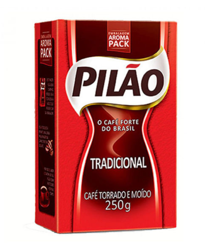 Pilão Tradicional Ground Coffee (250g Vacuum Pack)