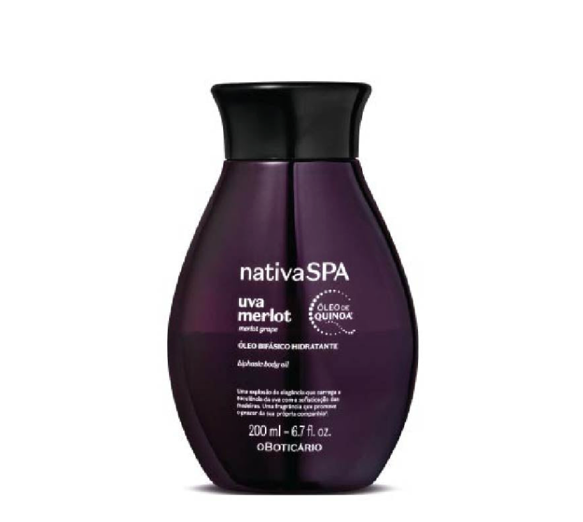 Nativa SPA Merlot Grape Biphasic Body Oil (200ml)